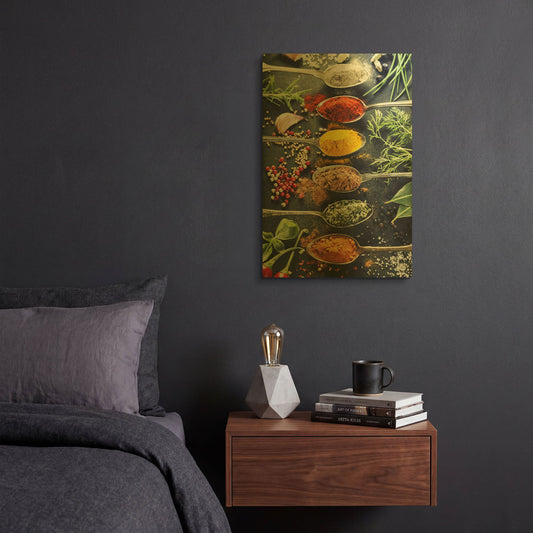 'A Pinch of Spice' By LUXE Gold Metal Wall Art