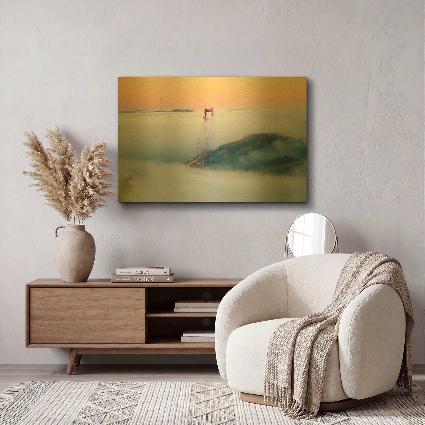 'Breakthrough' By Ann Gordon Gold Metal Wall Art