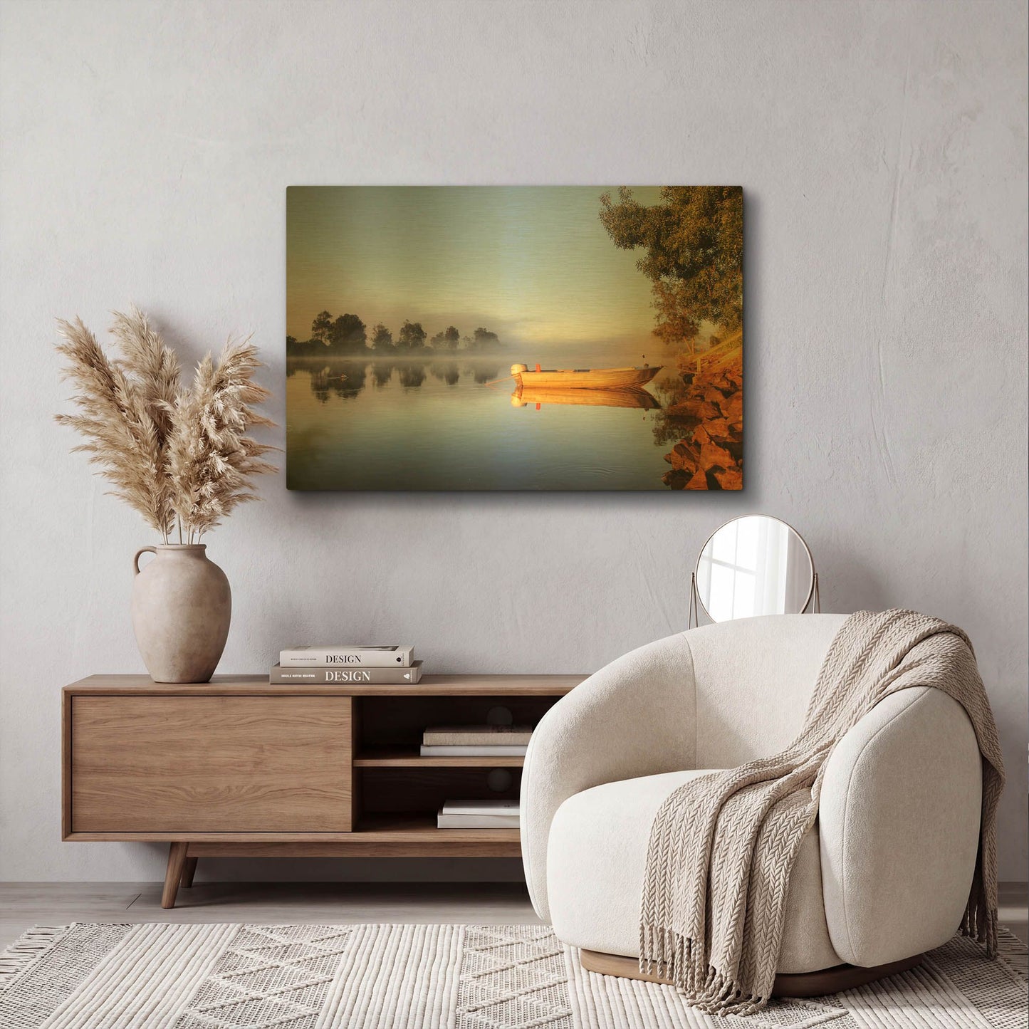 'Lose Yourself' By LUXE Gold Metal Wall Art
