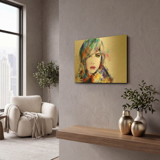 'Sweet Surrender' By LUXE Gold Metal Wall Art