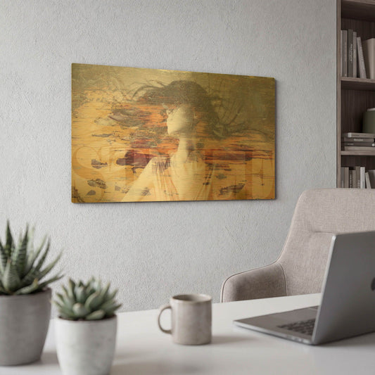 'Girl Style' By GraphINC Gold Metal Wall Art