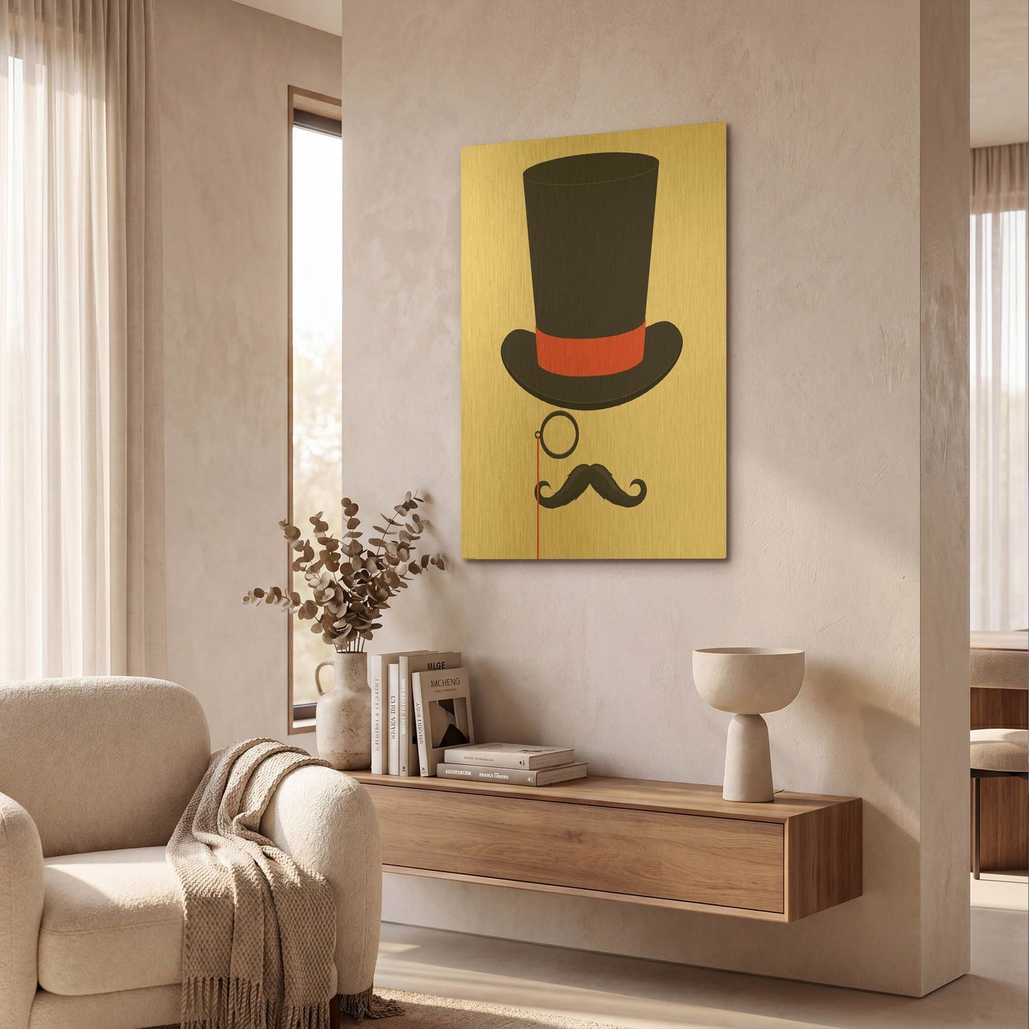 'I Am Too Old for This' By GraphINC Gold Metal Wall Art