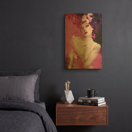 'I’m Pink' By GraphINC Gold Metal Wall Art
