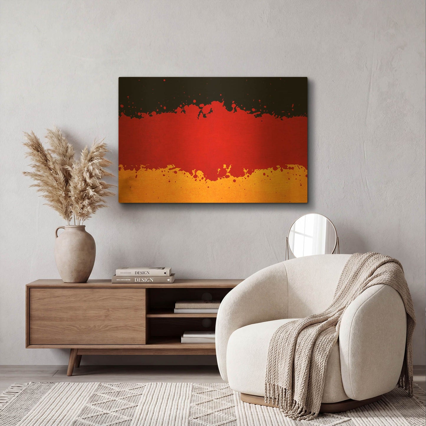 'Germany' By LUXE Gold Metal Wall Art