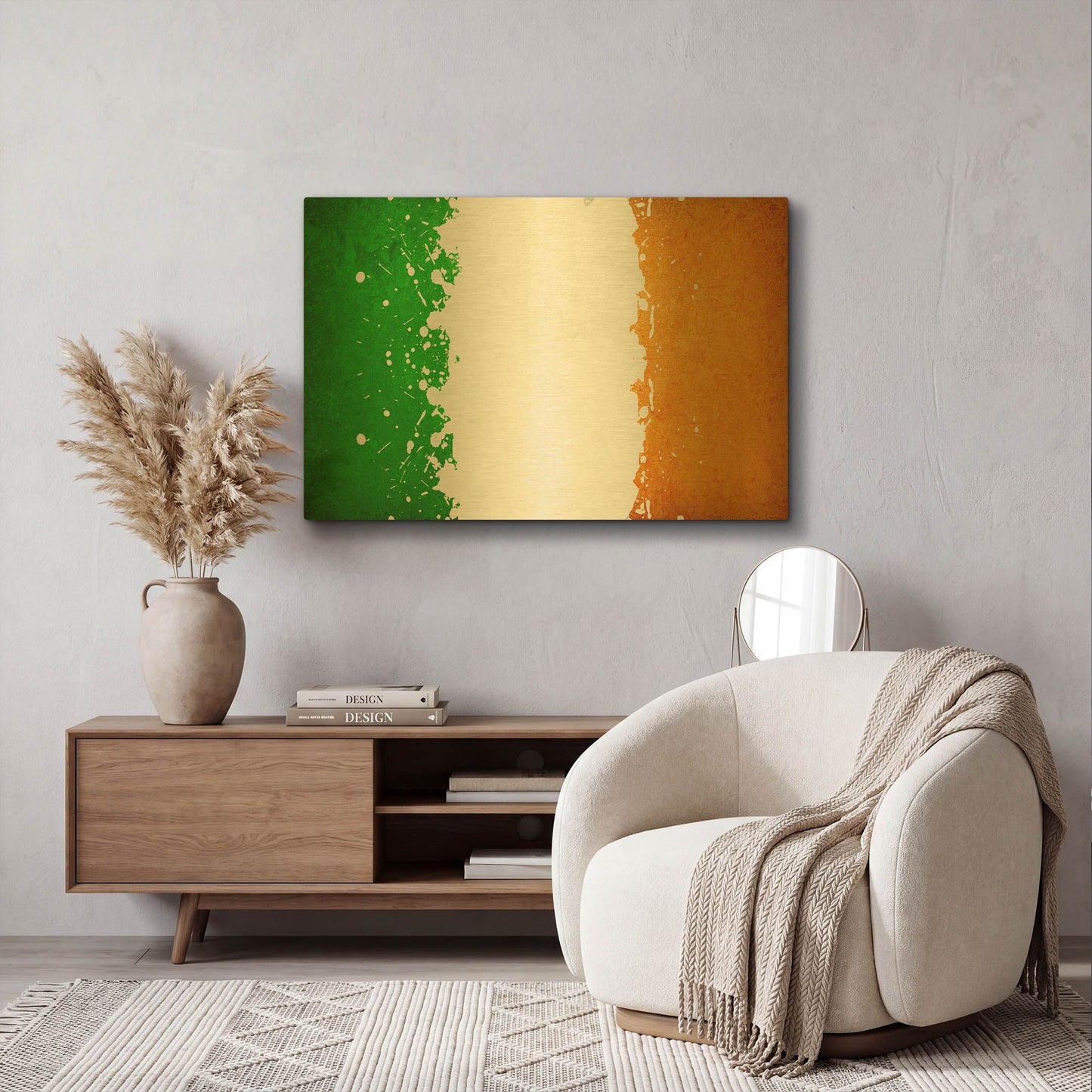 'Ireland' By LUXE Gold Metal Wall Art