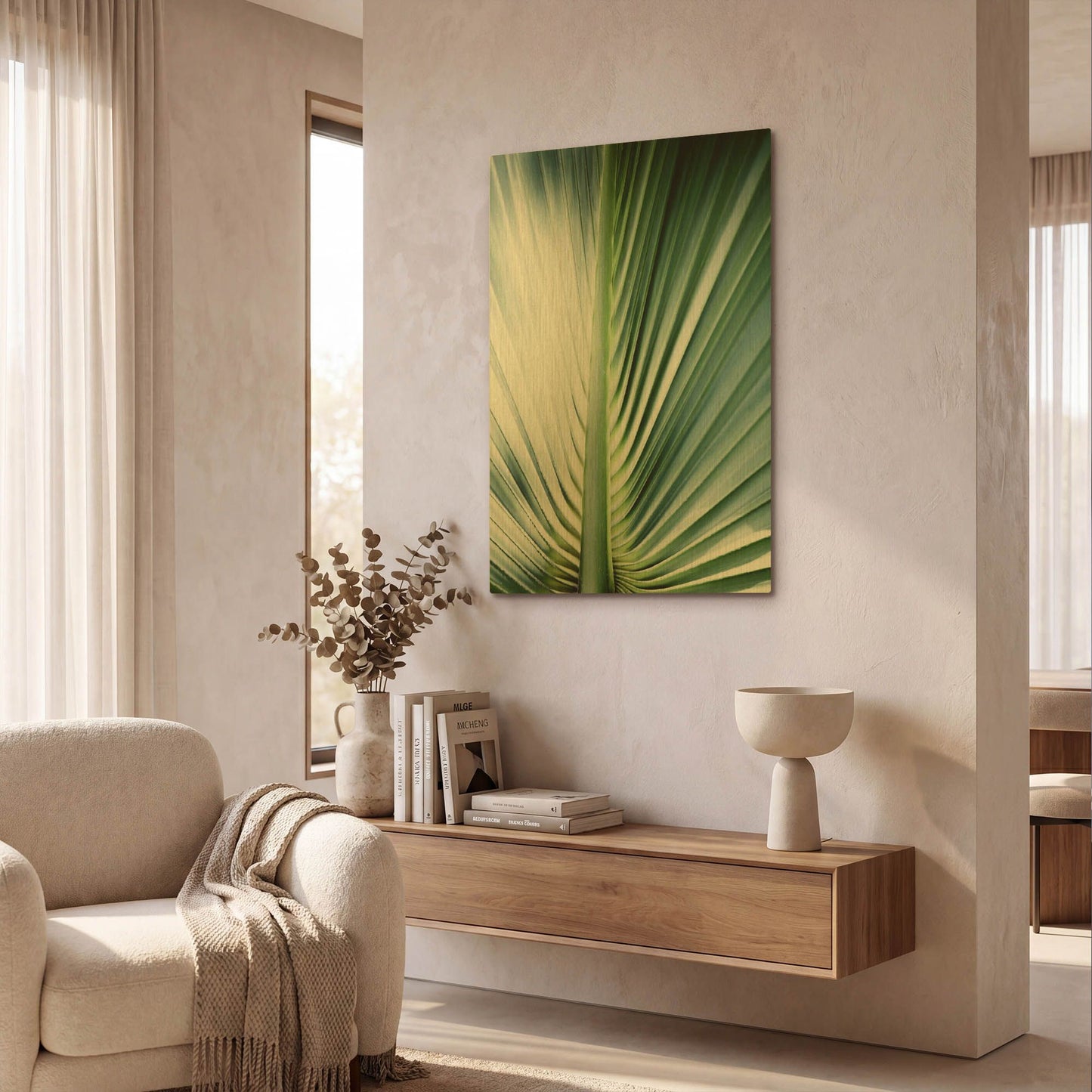 'Close Up III' By Incado Gold Metal Wall Art
