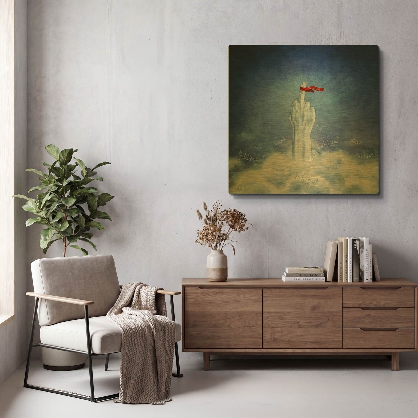 'Babel' By Mario Sanchez Nevado Gold Metal Wall Art
