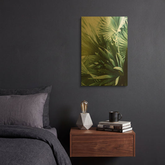 'Leaf II' By Incado Gold Metal Wall Art