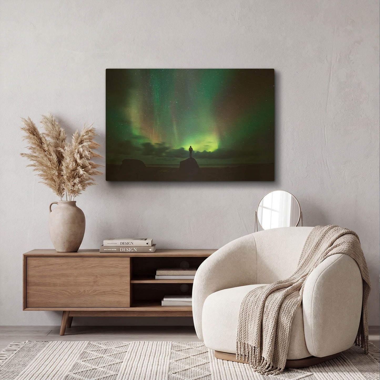 'Norway Lofoten Islands' By LUXE Gold Metal Wall Art