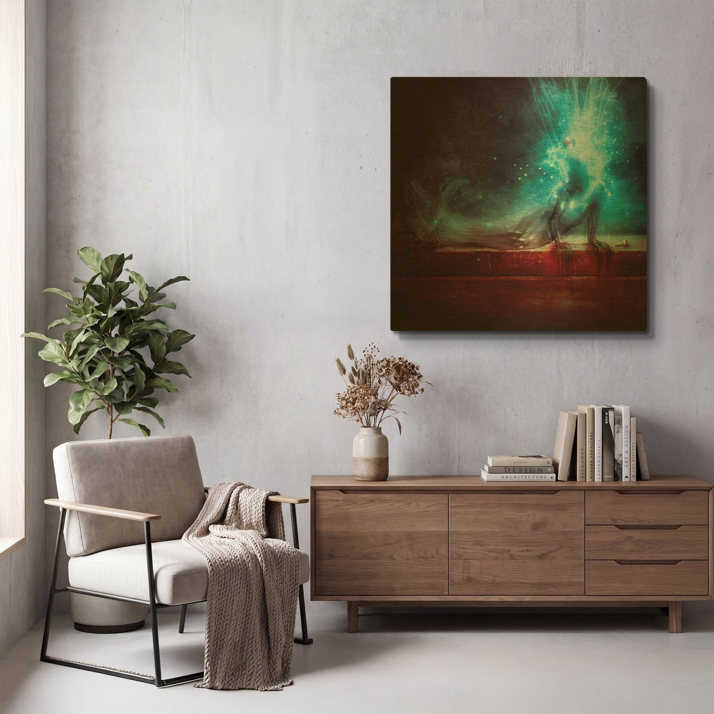 'A Dying Wish' By Mario Sanchez Nevado Gold Metal Wall Art