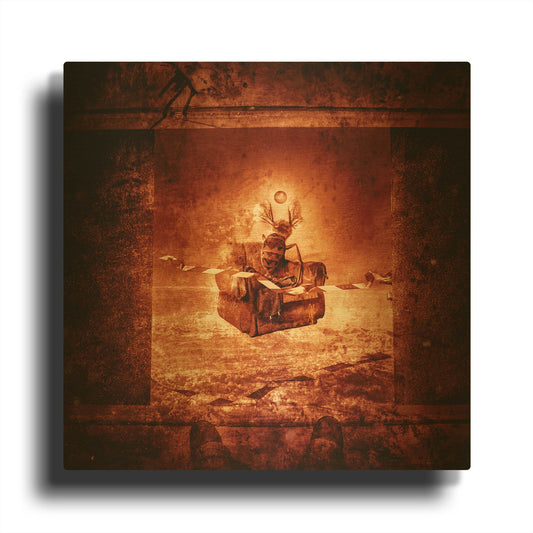 'The God That Failed' By Mario Sanchez Nevado Gold Metal Wall Art