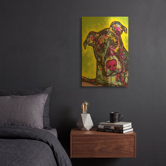 'Brindle' By Dean Russo Gold Metal Wall Art