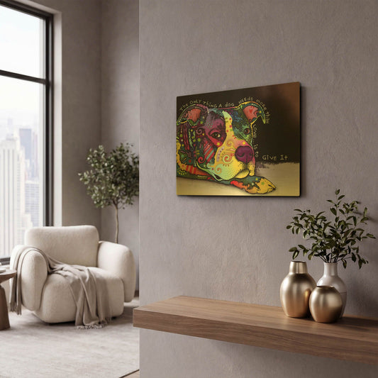 'Affection' By Dean Russo Gold Metal Wall Art