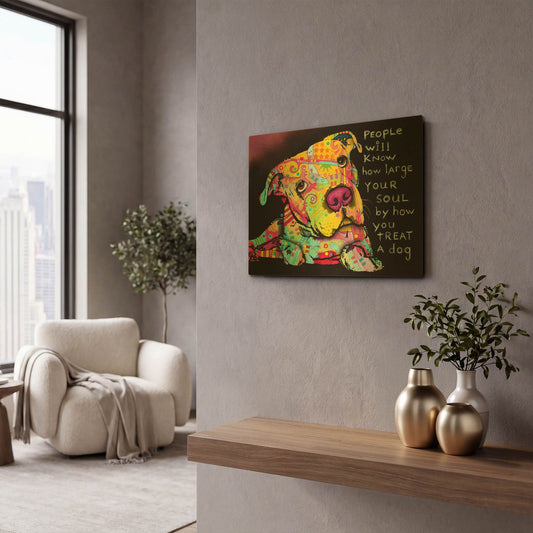 'Firu' By Dean Russo Gold Metal Wall Art