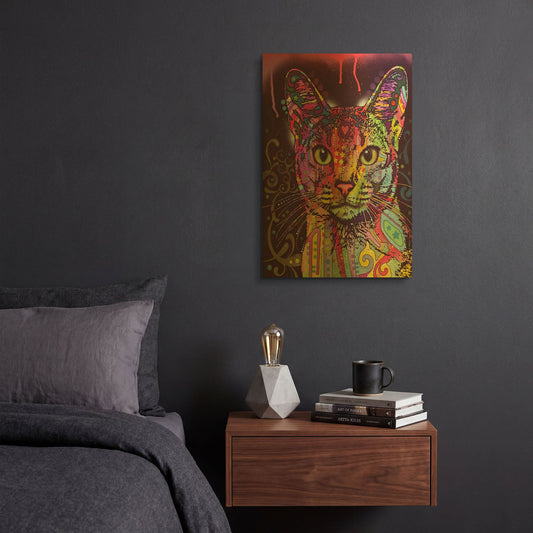 'Abyssinian' By Dean Russo Gold Metal Wall Art