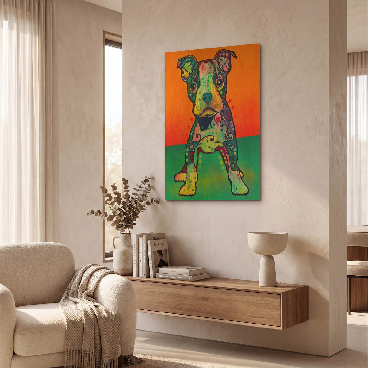 'On My Own' By Dean Russo Gold Metal Wall Art