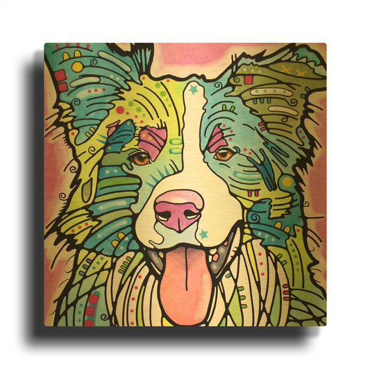 'Colly' By Dean Russo Gold Metal Wall Art