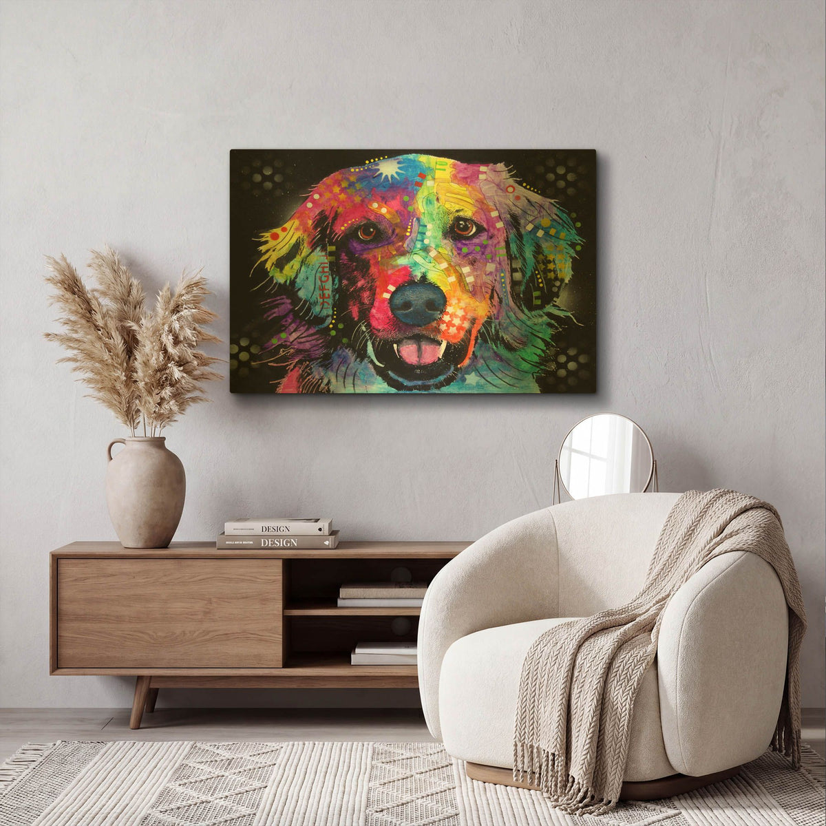 'Golden' By Dean Russo Gold Metal Wall Art
