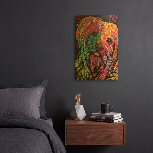 'York Ii' By Dean Russo Gold Metal Wall Art