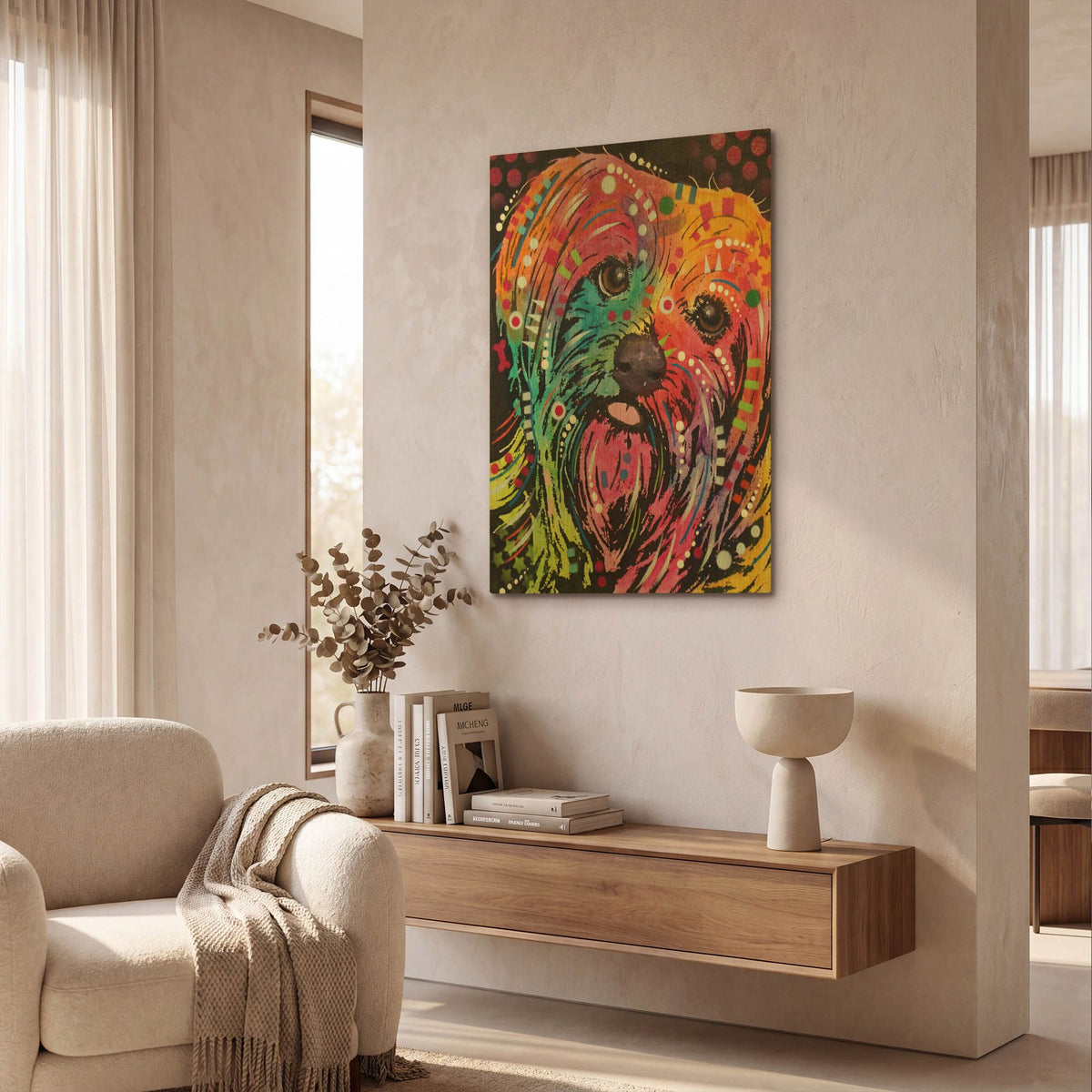 'York Ii' By Dean Russo Gold Metal Wall Art