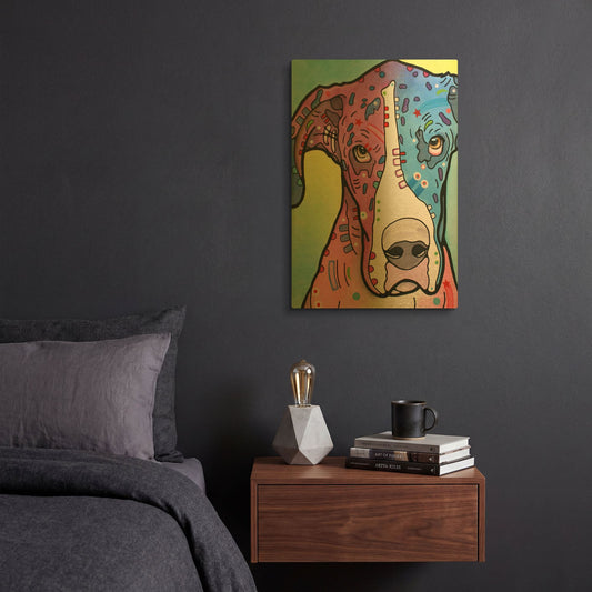 'Nobody' By Dean Russo Gold Metal Wall Art