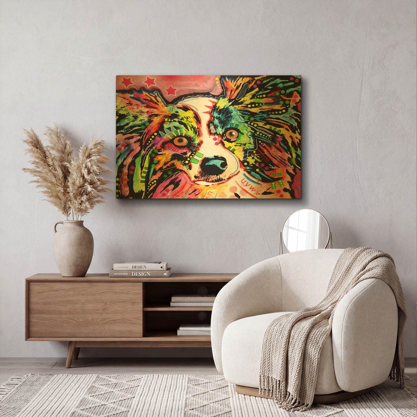 'Papillon 9149' By Dean Russo Gold Metal Wall Art