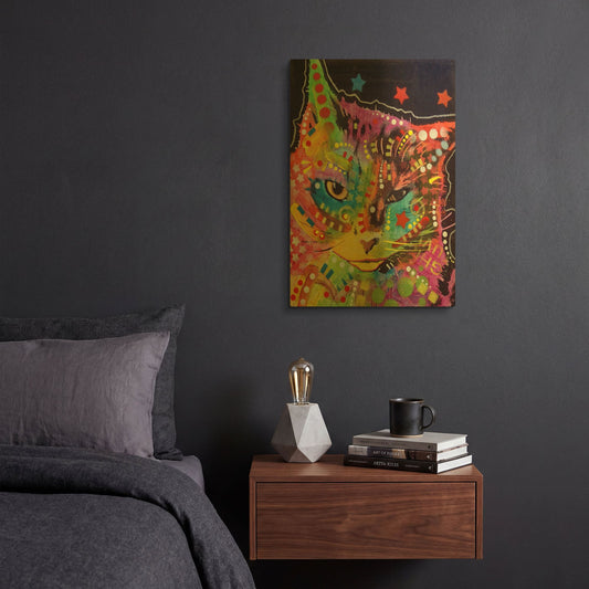 'Puff' By Dean Russo Gold Metal Wall Art