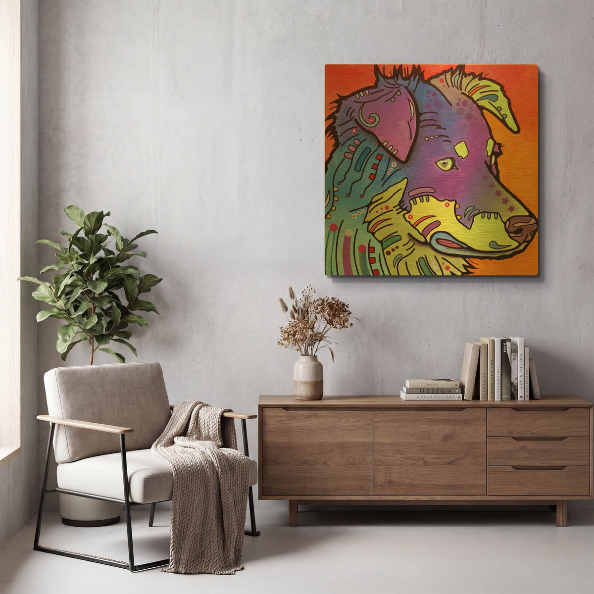 'Within' By Dean Russo Gold Metal Wall Art