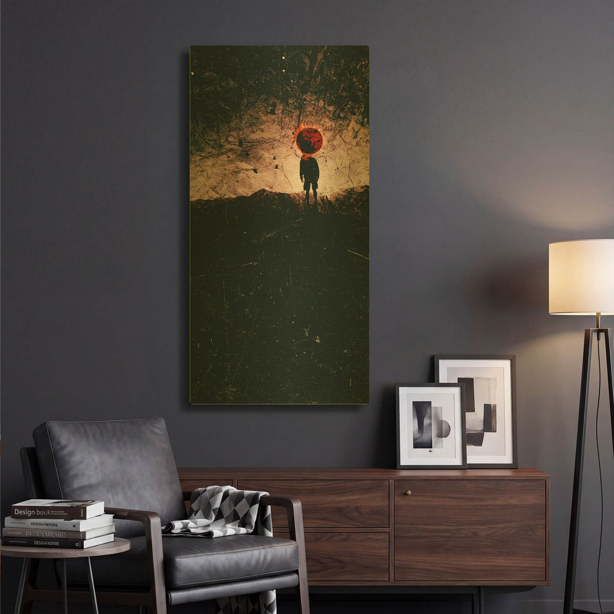 'One More Day' By Mario Sanchez Nevado Gold Metal Wall Art