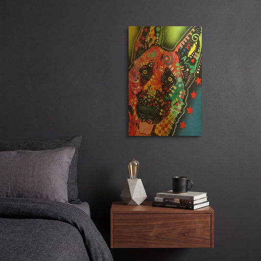 'Jackson' By Dean Russo Gold Metal Wall Art