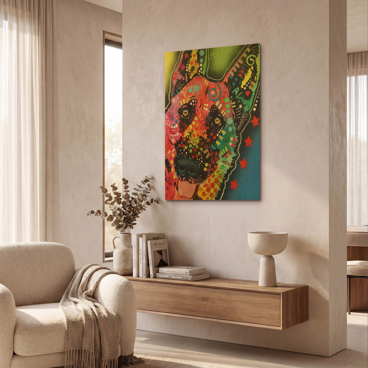 'Jackson' By Dean Russo Gold Metal Wall Art