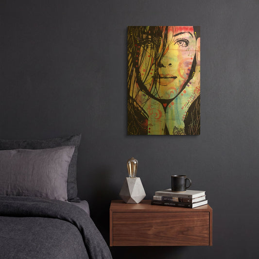 'My Eyes Cant See U' By Dean Russo Gold Metal Wall Art