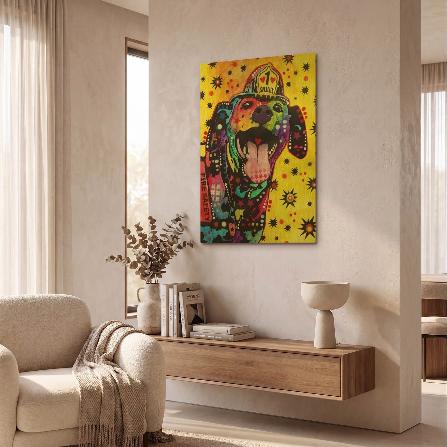'Sparkles' By Dean Russo Gold Metal Wall Art