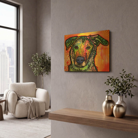 'Crystal' By Dean Russo Gold Metal Wall Art