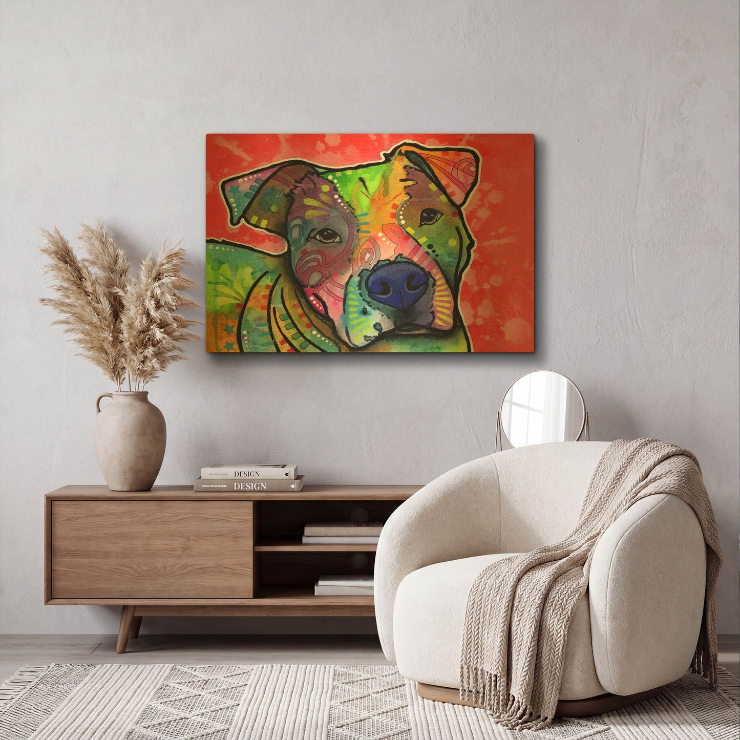 'Julius' By Dean Russo Gold Metal Wall Art
