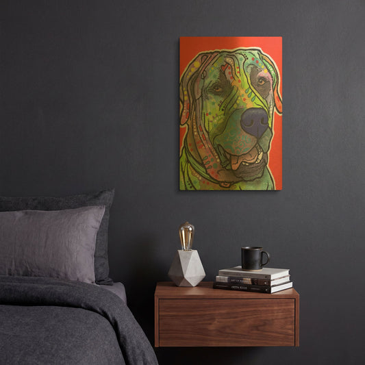 'Zeus' By Dean Russo Gold Metal Wall Art