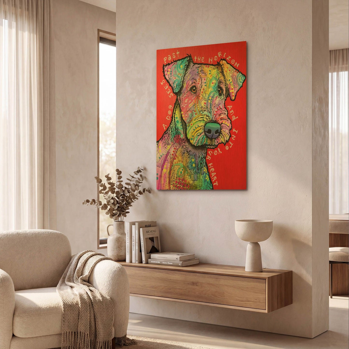 'Into Your Heart' By Dean Russo Gold Metal Wall Art