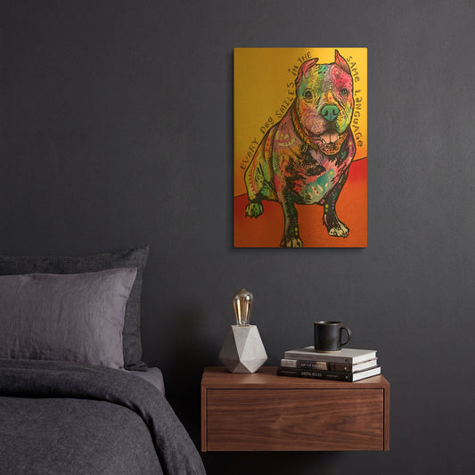 'Moses' By Dean Russo Gold Metal Wall Art