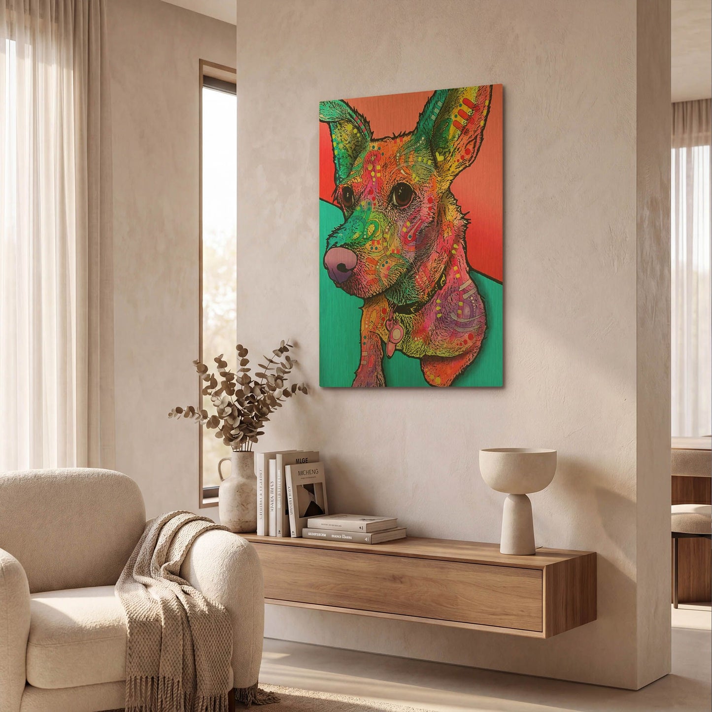 'Jack' By Dean Russo Gold Metal Wall Art