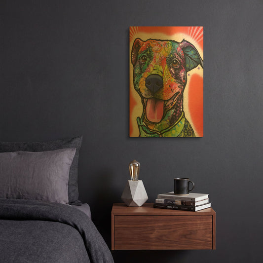 'Cheer' By Dean Russo Gold Metal Wall Art