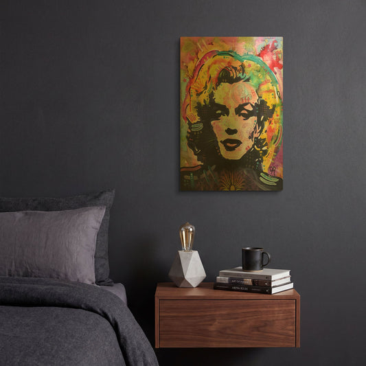 'Marilyn 2' By Dean Russo Gold Metal Wall Art