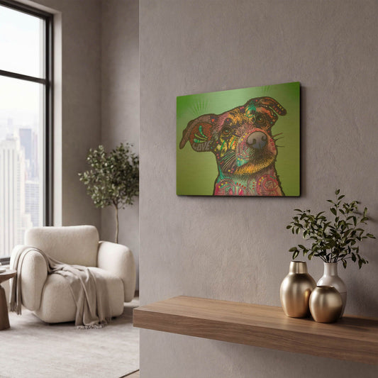 'Beaker' By Dean Russo Gold Metal Wall Art