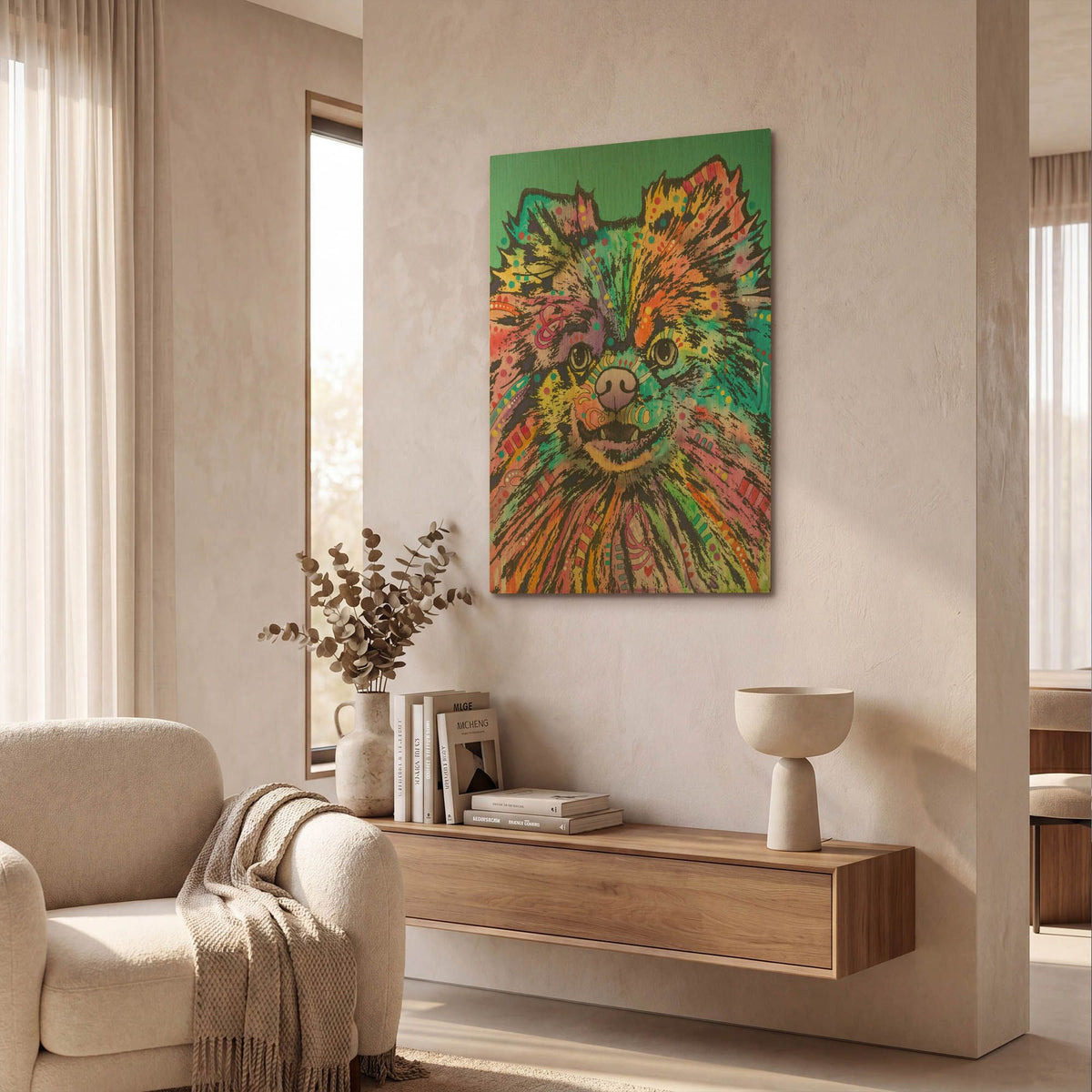 'Gus' By Dean Russo Gold Metal Wall Art