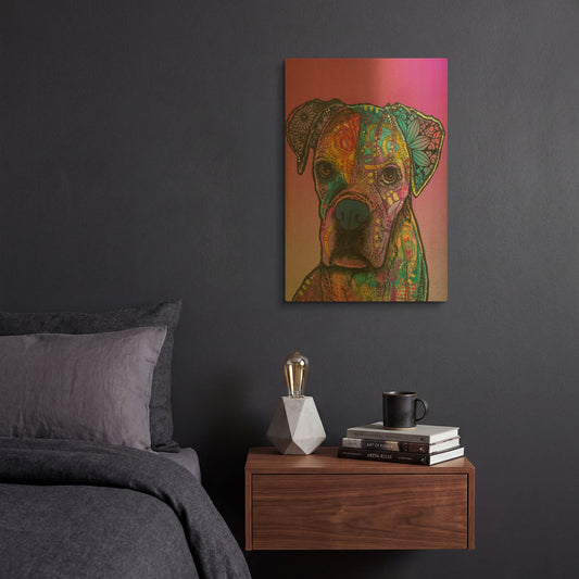 'Gertie Custom 1' By Dean Russo Gold Metal Wall Art