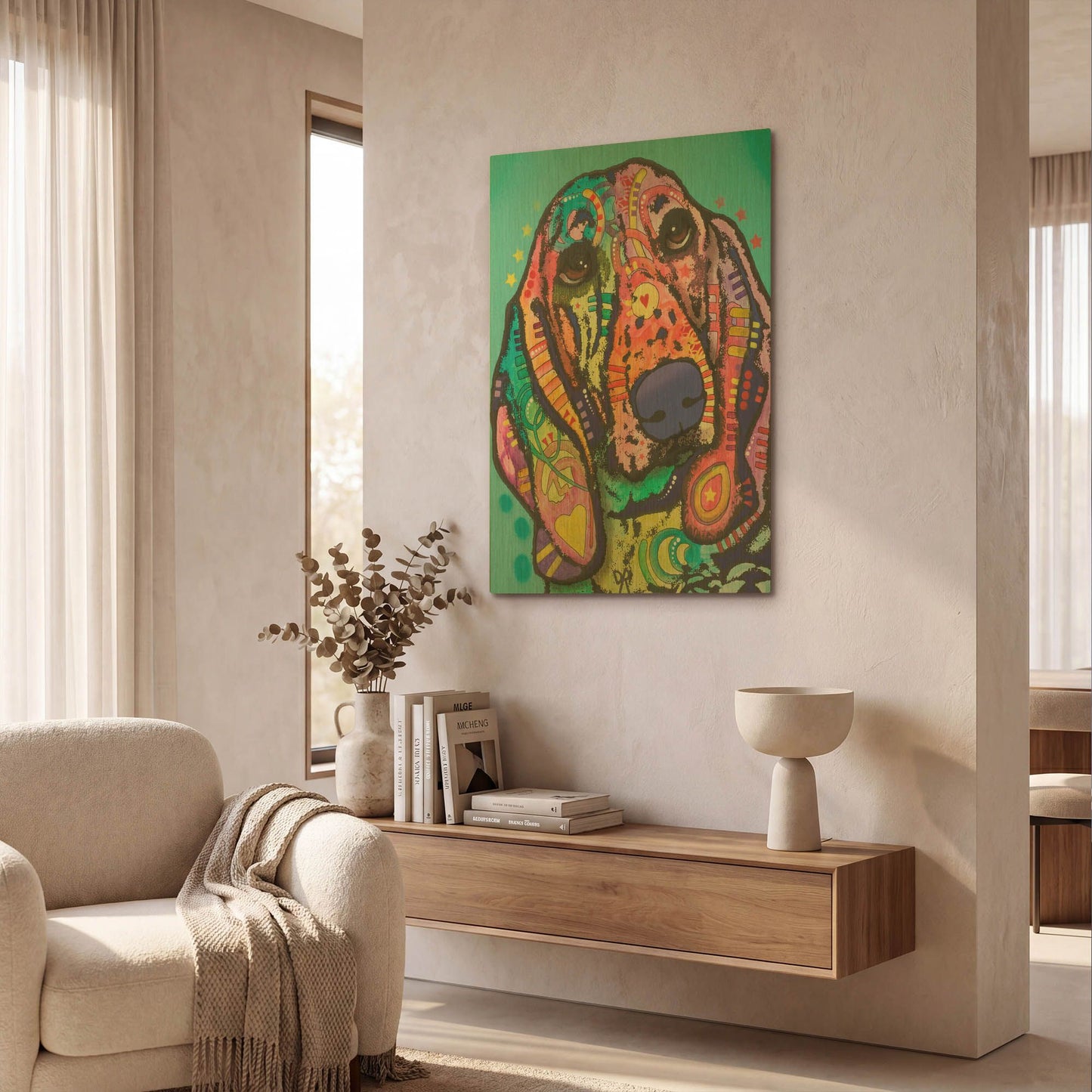 'Austin' By Dean Russo Gold Metal Wall Art