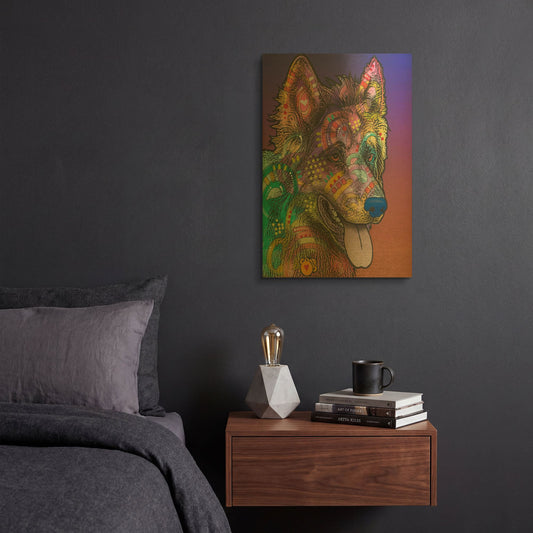 'Keefer' By Dean Russo Gold Metal Wall Art