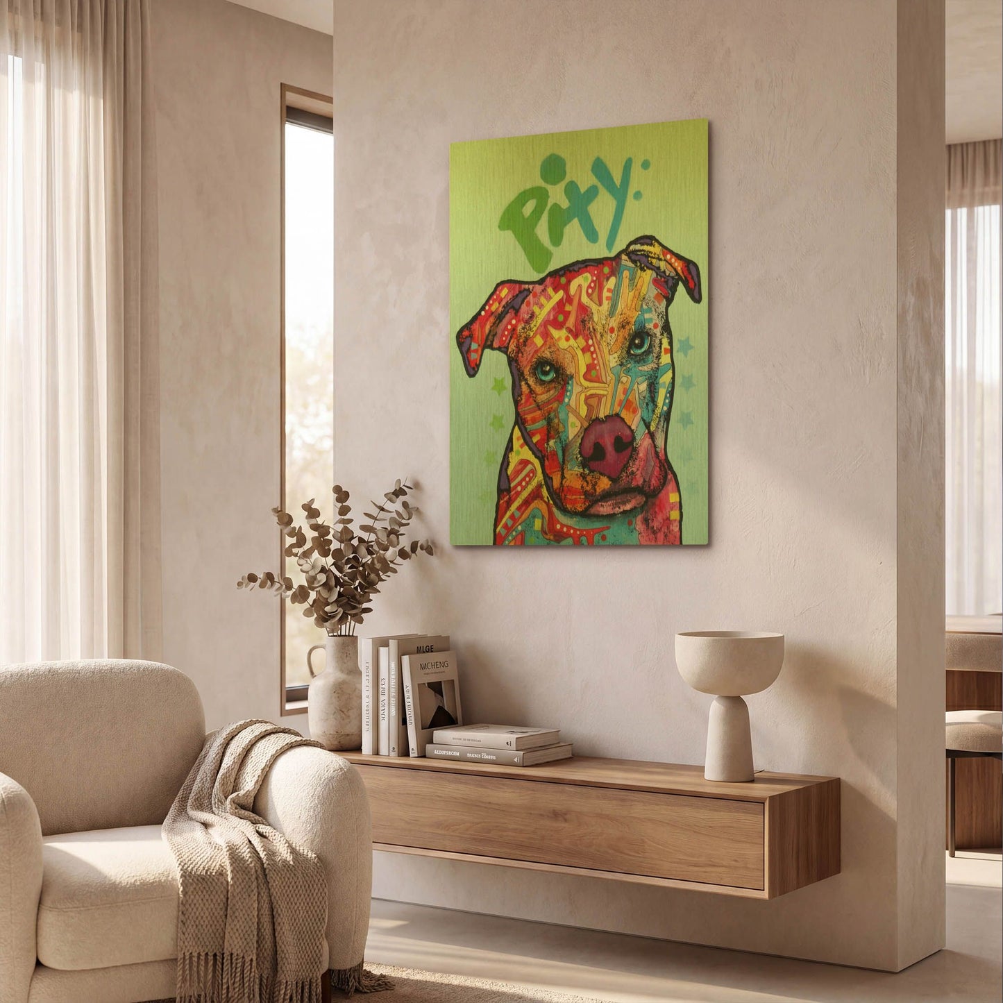 'Pity' By Dean Russo Gold Metal Wall Art