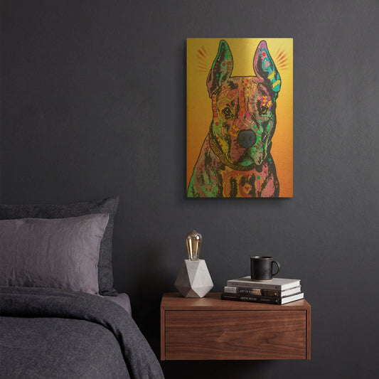 'Bugsy 2' By Dean Russo Gold Metal Wall Art