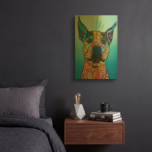'Lani Ruth 25' By Dean Russo Gold Metal Wall Art