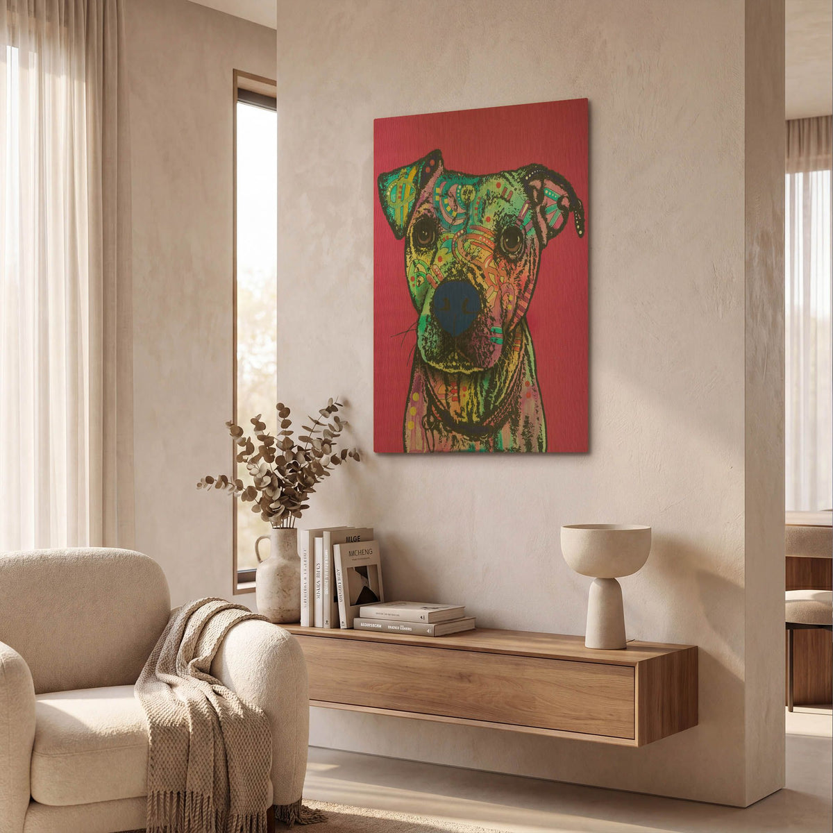'Rosa 23' By Dean Russo Gold Metal Wall Art